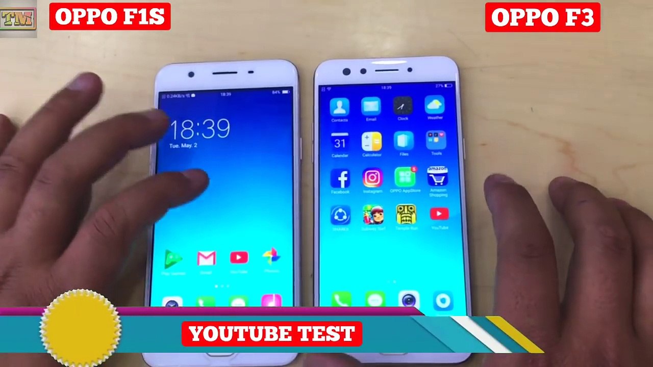 OPPO F3 VS OPPO F1S - Speed Test & Look-cqMto9SDyBE