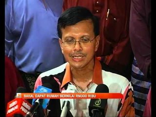 Penduduk flat Kerinchi dapat rumah baru RM300 ribu