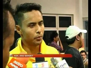Nasihat Aidil kepada peminat: Jangan cepat melatah