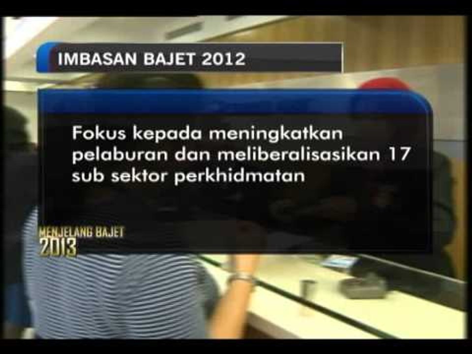 BAJET 2013: Imbasan Bajet 2012