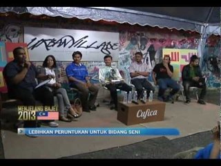 Bajet 2013: Peruntukan untuk Bidang Seni
