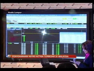Penyenaraian Astro Ketiga Terbesar di Malaysia