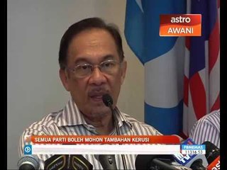 Parti-parti dalam Pakatan dibenar tambah kerusi