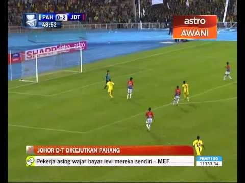 Johor Darul Takzim tewas ditangan Pahang