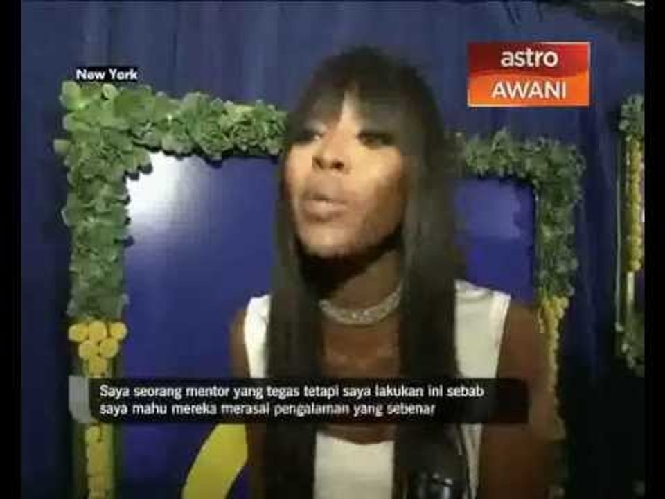 Naomi Campbell mentor model baru