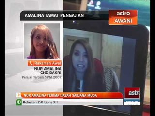 Nur Amalina terima Ijazah Sarjana Muda