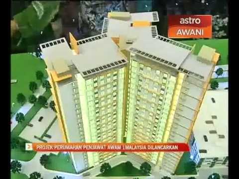 Projek perumahan penjawat awam 1Malaysia dilancar