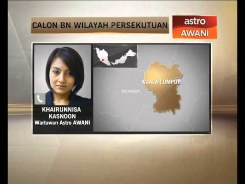 Calon BN Wilayah Persekutuan