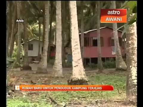 Rumah baru untuk penduduk kampung terjejas