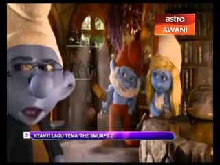 Nyanyi lagu tema 'The Smurfs 2'