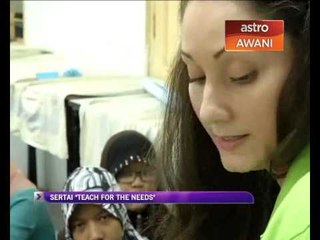 Sasha Saidin sertai 'Teach For The Needs'