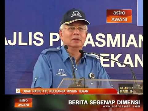 Ubah nasib 415 keluarga miskin tegar