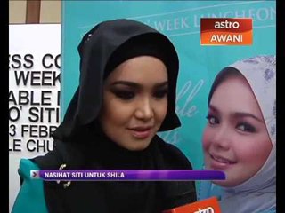 Nasihat Siti Nurhaliza untuk Shila Amzah