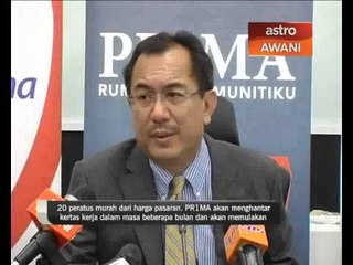Fasa pertama PR1MA mula dibina hujung 2013