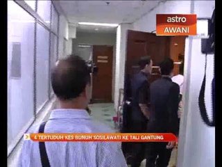 Suspek bunuh Sosilawati ke tali gantung