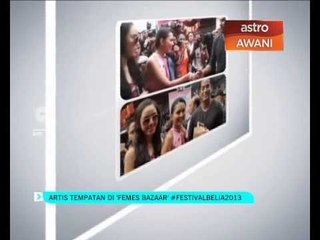Artis tempatan di 'Femes Bazaar' #FestivalBelia2013