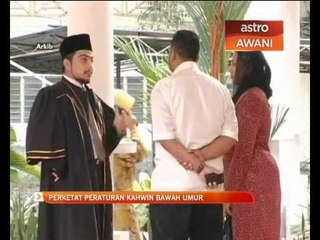 Perketat peraturan perkahwinan bawah umur