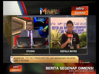 Tải video: Perkembangan di pusat pengundian P.Pinang