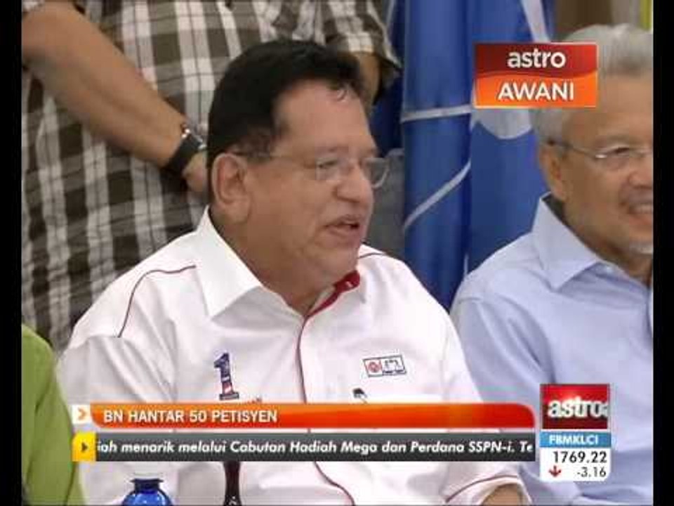 BN hantar 50 petisyen