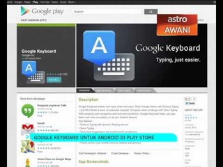Google Keyboard untuk Android di Play Store