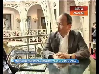 Menjelang kemuncak Anugerah WEOY di Monte Carlo