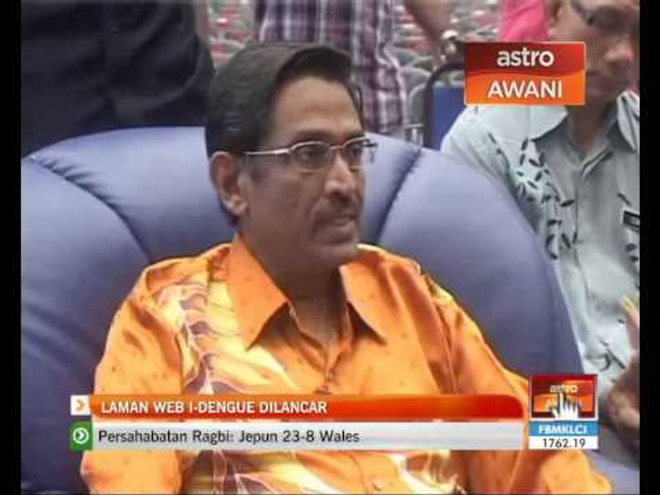 Laman web 'i-dengue' dilancarkan