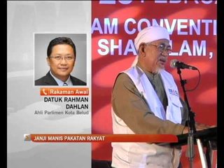 Janji manis Pakatan Rakyat