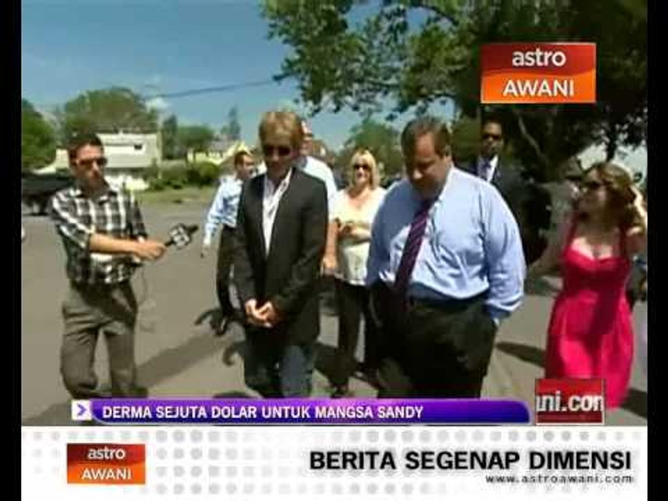 Bon Jovi derma sejuta dolar untuk mangsa Sandy