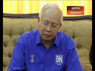 Sidang media PM Malaysia tentang isu pencerobohan di Lahad Datu, Sabah