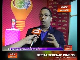 Bukan anugerah syok sendiri