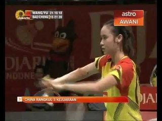 China rangkul 3 kejuaraan