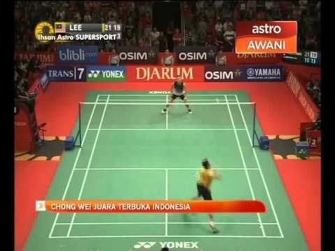 Lee Chong Wei juara Terbuka Indonesia