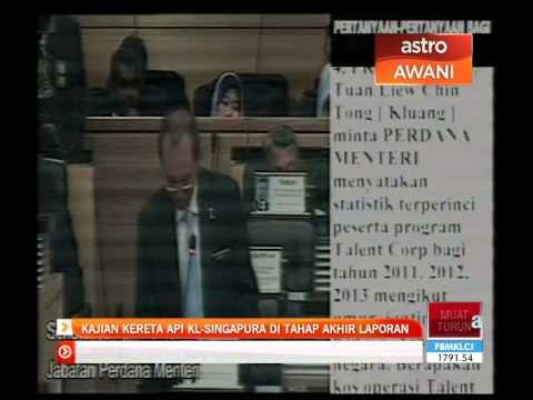 Laporan kajian keretapi KL-Singapura dalam fasa akhir