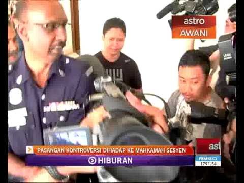 Pasangan kontroversi dihadap ke mahkamah seksyen