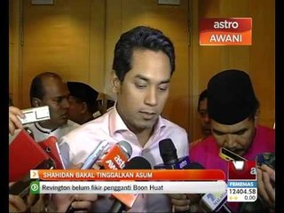 'Shahidan bakal tinggalkan ASUM'-Khairy Jamaludin