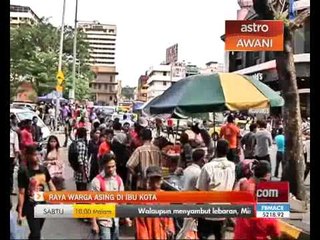 Warga asing beraya di ibukota