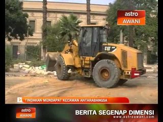 Mesir Berdarah: Tindakan mendapat kecaman antarabangsa