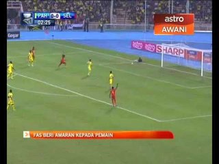 Скачать видео: Fas beri amaran kepada pemain