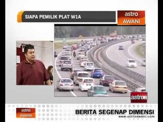 Siapa pemilik plat W1A?