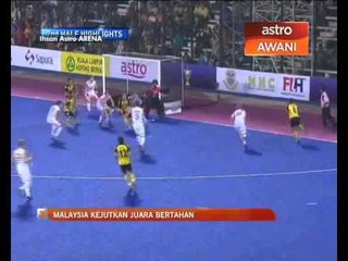 Skuad hoki Malaysia kejutkan juara bertahan