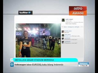 Konsert Metalica di Stadium Merdeka