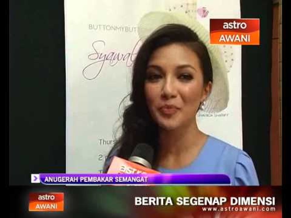 Anugerah jadi pembakar semangat
