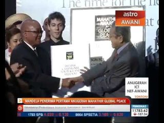 Mandela penerima pertama Anugerah Mahathir Global Peace