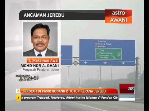 Sekolah di Pasir Gudang ditutup kerana jerebu