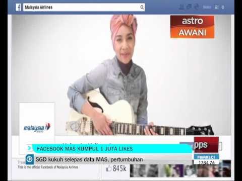 Facebook MAS kumpul 1 juta likes