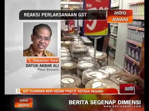 GST dijangka beri kesan positif kepada negara