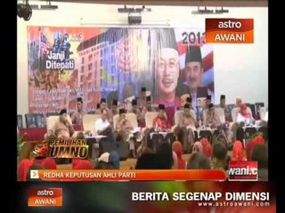 Redha keputusan ahli parti