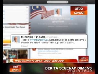 Malaysia akan pulihara sumber semulajadi