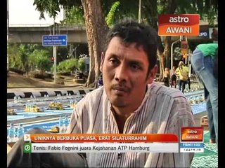 Uniknya berbuka puasa, erat silaturrahim