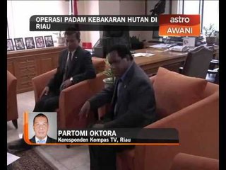 Operasi padam kebakaran di Riau